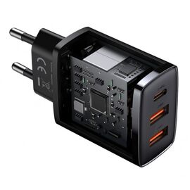 Baseus CCXJ-E01 mobile device charger Smartphone, Smartwatch, Tablet Black AC Fast charging Indoor | Techbox