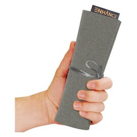 Enhance Tabletop Accessories Roll on a Scroll Dice and Rolling Mat Silver