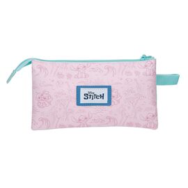 Disney Stitch Beach & Love triple pencil case