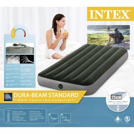 INTEX - Twin Dura-Beam Prestige Downy Airbed 99 x 190 x 25 cm (64107) / Sport and Outdoor