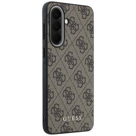 Etui Guess 4G Classic na Samsung Galaxy A37 5G - brązowe