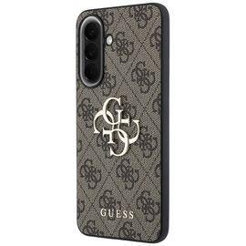 Etui Guess Leather 4G Metal Logo na Samsung Galaxy A57 5G - brązowe