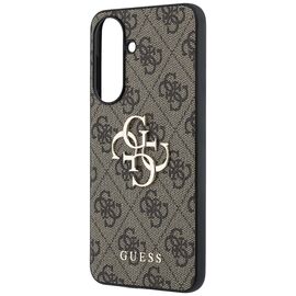 Etui Guess Leather 4G Metal Logo na Samsung Galaxy A57 5G - brązowe