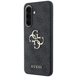 Etui Guess Leather 4G Metal Logo na Samsung Galaxy A57 5G - czarne