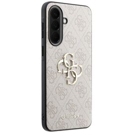 Etui Guess Leather 4G Metal Logo na Samsung Galaxy A57 5G - różowe
