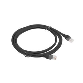 Lanberg PCU6-10CC-0200-BK networking cable Black 2 m Cat6 U/UTP (UTP)