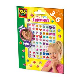 SES Creative - Stick-On Earrings 40 pairs (S14049) / Toys