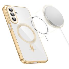 Etui Tech-Protect MagFlex MagSafe na Samsung Galaxy A27 5G - przezroczysto-złote