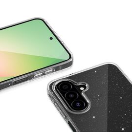 Etui Tech-Protect FlexAir na Samsung Galaxy A27 5G  - przezroczysto-brokatowe