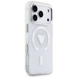 Etui Guess IML Gradient Triangle Logo MagSafe na iPhone 17 Pro - przezroczyste