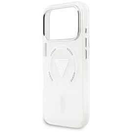Etui Guess IML Gradient Triangle Logo MagSafe na iPhone 17 Pro - przezroczyste