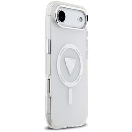 Etui Guess IML Gradient Triangle Logo MagSafe na iPhone Air - przezroczyste
