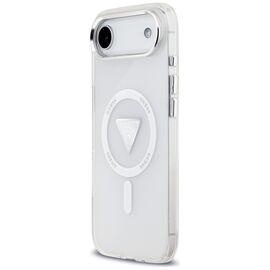 Etui Guess IML Gradient Triangle Logo MagSafe na iPhone Air - przezroczyste