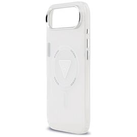 Etui Guess IML Gradient Triangle Logo MagSafe na iPhone Air - przezroczyste