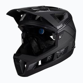 LEATT MTB Enduro 4.0 V23 bicycle helmet with removable chin bar, size M, black