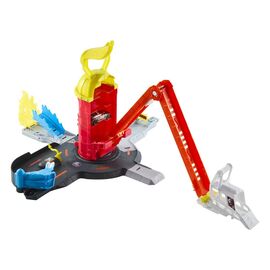 Hot Wheels - City Super Fire Station Playset (JHL95) / Toys
