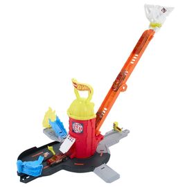 Hot Wheels - City Super Fire Station Playset (JHL95) / Toys