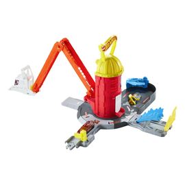 Hot Wheels - City Super Fire Station Playset (JHL95) / Toys