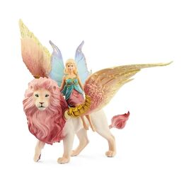 Schleich - Bayala - Fairy in Flight on Winged Lion (70714) / Toys