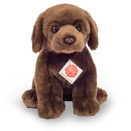 Teddy Hermann - Sitting Labrador dark brown 25 cm (919582) / Toys