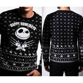 NBX - Jack 'Happy Howlidays" - Men Christmas Sweaters (XL)