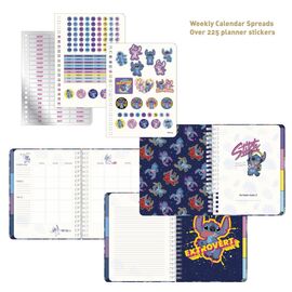 STITCH - Undated Weekly Planner Calendar + Dividers - 19 x 24 x 2 cm