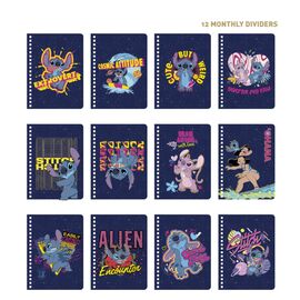 STITCH - Undated Weekly Planner Calendar + Dividers - 19 x 24 x 2 cm