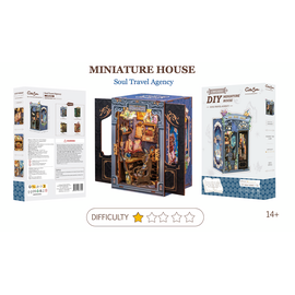 MINIATURE HOUSE - DIY - Soul Travel Agency - 97pc + LED Light