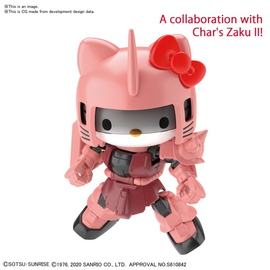 GUNDAM - SDC Silhouette Hello Kitty Char's Zaku II  PINK - REPROD