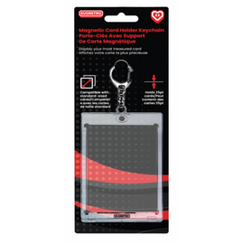EVORETRO - Magnetic card holder keychain