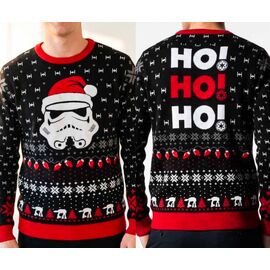 STAR WARS - Stormtrooper "Ho! Ho! Ho!" - Men Christmas Sweaters (XXL)
