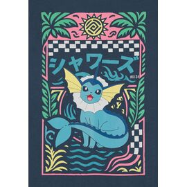 POKEMON - Vaporeon - Men T-Shirt Loose Fit (L)