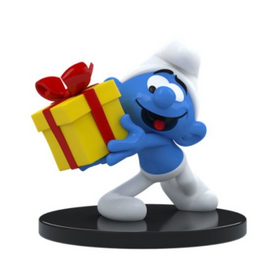 SMURF - Jokey Smurf with Gift - Figure 11cm