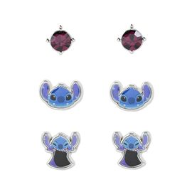 STITCH - Scary Stitch - 3 Pairs of Studs Earrings