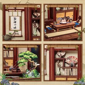 BOOK NOOK KIT - DIY - Kirishima Cha-an - 145pc + LED Light