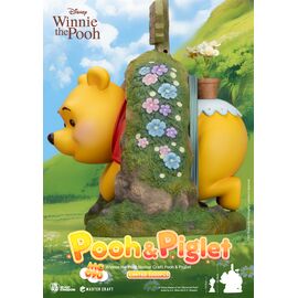 WINNIE THE POOH - Winnie & Pigglet - Statue Master Craft 32.6cm