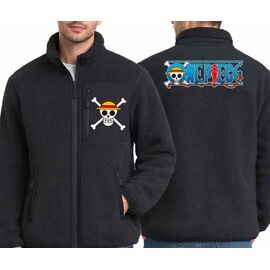 ONE PIECE - Logo - Sherpa Jacket (S)