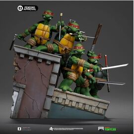 TMNT - TMNT 1St cover set - Statue Deluxe Art Scale 1/10 24cm