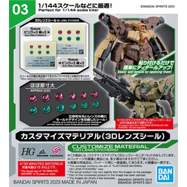 30MM - Customize Material (3D Lens Stickers) - Model Kit