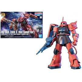GUNDAM - Model Kit - HG 1/144 - MS-06S Zaku II Aznable's Mobile Red