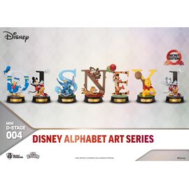 DISNEY 100TH - Disney Alphabet Art - Pack 6 Diorama Stage 10cm