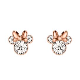 MINNIE - Pair of Stud Earrings - Silver Plated Brass