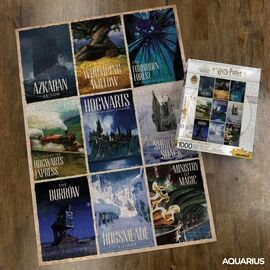 HARRY POTTER - Travel Posters - Puzzle 1000P
