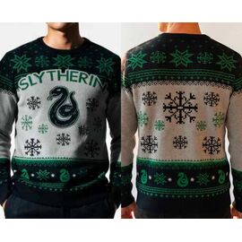 HARRY POTTER - Slytherin - Men Christmas Sweaters (S)