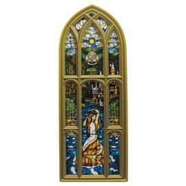 HARRY POTTER - Mermaid Stained Glass Window - Resin Plaque Limited Ed.