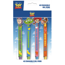 TOY STORY - 4 Head Topper Erasable Gel Pens