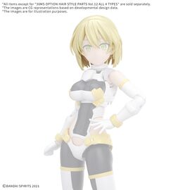 30MS - Option hair style parts vol.12 all 4 types - Model Kit