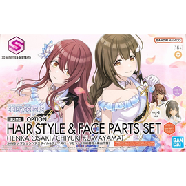 THE IDOLMASTER - 30MS Option hair style & Face Parts Set - Model Kit