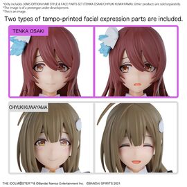 THE IDOLMASTER - 30MS Option hair style & Face Parts Set - Model Kit