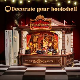 BOOK NOOK KIT - DIY - Animal Carnival - 413pc + LED Light
